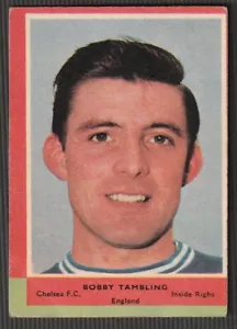 A&BC Bubble Gum FOOTBALL QUIZ 1964 Bobby Tambling CHELSEA FC # 21 - Bild 1 von 2