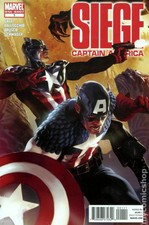 Siege Captain America 1A Djurdjevic FN 2010 Stock Image