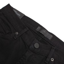 J Brand NWT 5 Pocket Jean Cut Pants Size 32 US Mick Skinny Black Cotton Blend