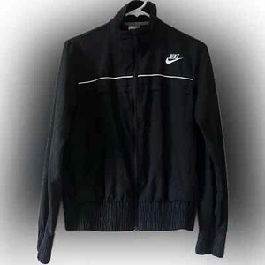 Vintage Nike Track Windbreaker leichte Reißverschlussjacke Medium 8-10 Damen - Bild 1 von 7