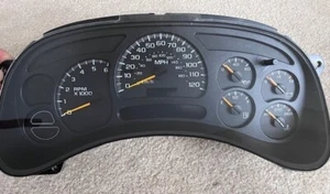 ✅193K 03-06 CHEVY SILVERADO SIERRA Tahoe Suburban INSTRUMENT CLUSTER w/ LED Bulb - Picture 1 of 5
