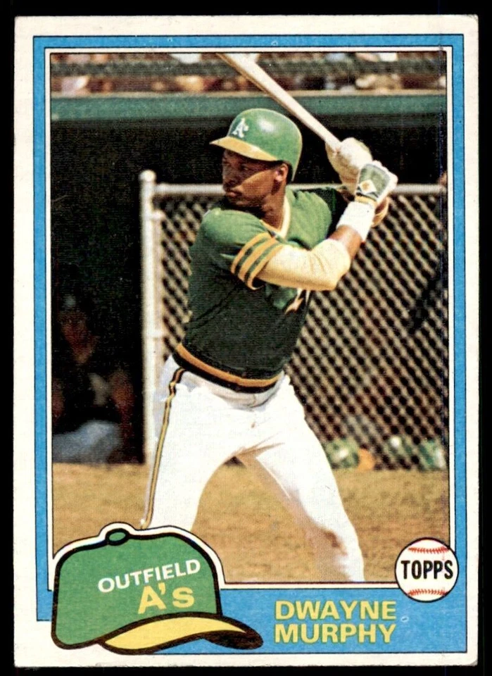 1981 TOPPS DWAYNE MURPHY . OAKLAND ATHLETICS #341 - Image 1 of 2