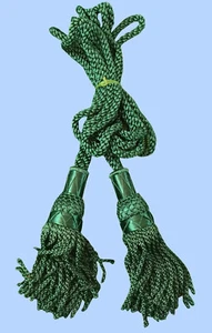 Highland Bagpipe Drone Cable Seda Material de Seda de Alta Calidad Verde - Imagen 1 de 3