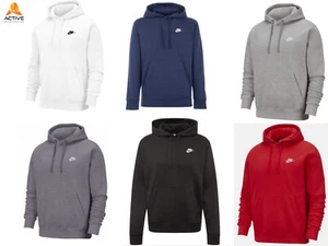 Nike Men's Club Fleece Hoodie Pullover Warm Sportswear Sweatshirt BV2654 - Picture 1 of 54