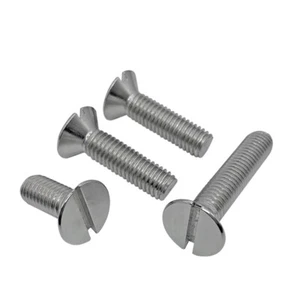 Tornillos de cabeza plana contrahundidos ranurados de acero inoxidable 316 M1.6-M10 Select - Imagen 1 de 5