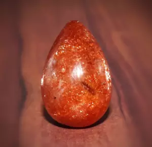 Pietra solare naturale cabochon gemma pietra solare fuoco pietra preziosa 10,00 cts 17x11 mm - Foto 1 di 3