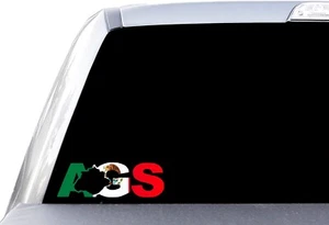 Aguascalientes 'AGS' Mexico Flag Print -Mexico State -Window Vinyl Decal Sticker - Bild 1 von 2
