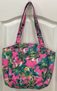 Bolso de Mano Vera Bradly Glenna Tropical Paradise Tela Cierre con Cremallera Nuevo H15 - Imagen 1 de 11