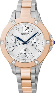 Seiko SKY670 SKY670P1 Ladies Rose Gold Two-Tone Watch RRP $750.00 - Picture 1 of 1