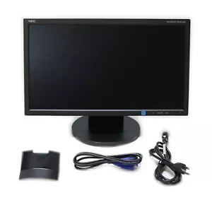 NEC Accusync LED IPS Monitor 20" 1600 X 900 14ms Speakers AS203WMI-BK - Picture 1 of 11