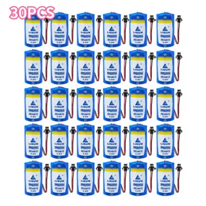3.6V 19000mAh 30 X ER34615 Cell Li-SOCl2 Li-Battery w/ Plug for CNC Machine Tool - Picture 1 of 2
