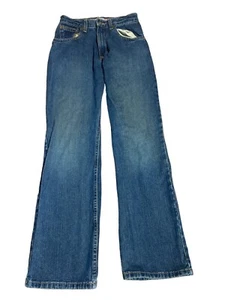 Arizona Jeans Boys Blue Denim Size 14 Slim Straight Leg Medium Wash - Picture 1 of 7