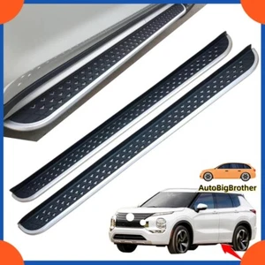 Fit For Mitsubishi Outlander 2022-2024 Running Boards Side Steps Pedals Nerf Bar - Picture 1 of 9
