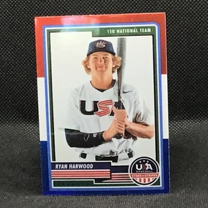RYAN HARWOOD 2023 USA Baseball Stars & Stripes REF RED WHITE BLUE 15U Nat#29 - Picture 1 of 2