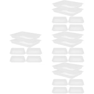 4 PIEZAS Puzzle -Organización de Paletas Puzzle-Bandejas Apilables - Imagen 1 de 12