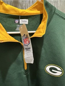 Pullover Green Bay Packers 1/4 cerniera taglia 2X - Foto 1 di 4