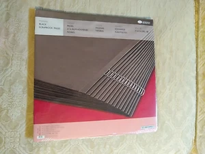 Creative Memories 12x12 Black Refill Scrapbook Pages NIP 15 pages - Picture 1 of 3