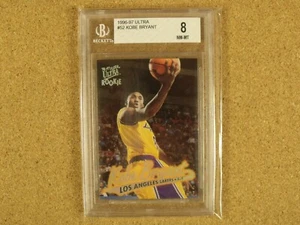 Tarjeta de baloncesto 1996-97 Ultra # 52 Kobe Bryant RC clasificación BGS CASI NUEVA-COMO NUEVA 8 - Imagen 1 de 2