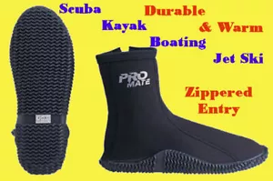Botas de buceo 3 m Botines Cremallera Crucero Zapato jet ski Kayak SUP Tabla Velero - Imagen 1 de 2