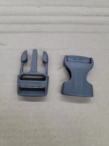 25 X 1 Inch Plastic GRAY Strap or Webbing Side Release Buckle Clasp 2.5 CM - Picture 1 of 4