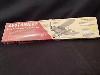 Vintage SIG Classic Series Customaire Balsa Model Airplane Kit FF-26 Rubberdrive - Image 1 of 3