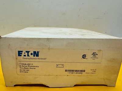 *NEW* Eaton Cutler-Hammer 55 Series Photoelectric Sensor 1155A-6511 / 1155A6511 - Image 1 of 2