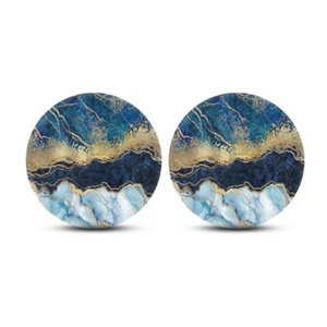Beautifully Printed Coasters Dirt-resistant Washable High Temperature Two Pcs - Picture 1 of 19
