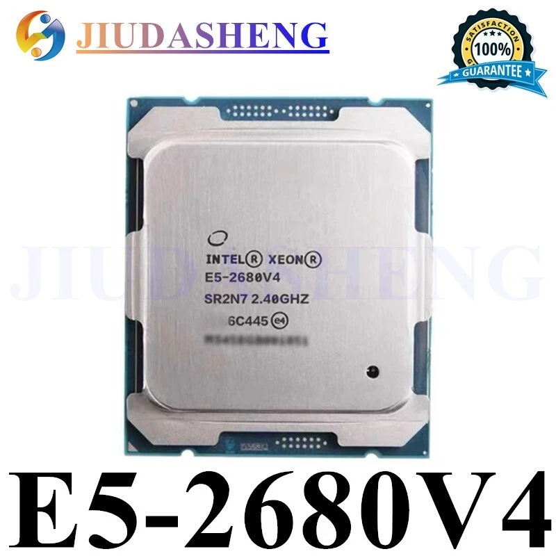 Intel Xeon E5-2680 V4 LGA 2011-3 Server 2,40 GHz 14 Core 28 Thread CPU Processor - Image 1 of 1