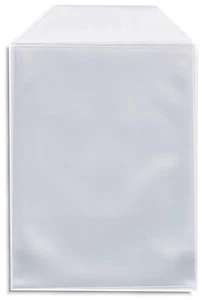 200-Pak Clear CPP Plastic DVD SLEEVES with Flap for 14mm DVD Box Artwork & Disc