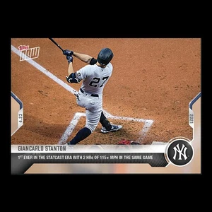 Giancarlo Stanton - 2021 MLB Topps Now Card 118 - Print Run: 404 - Picture 1 of 2