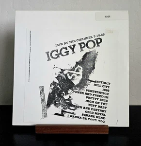 Iggy Pop – Live At The Channel 7-19-88 (A&M Promo only LP) - Picture 1 of 3