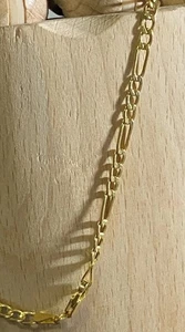 10K Yellow Gold Rectangular Link Bracelet Made In Italy 8in 0.95g Not Scrap - Picture 1 of 10