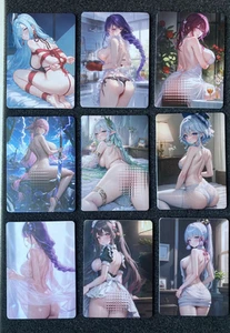 Goddess Peach Blossom Waifus Anime Spicy Back 10 Cards Set Genshin - Picture 1 of 5