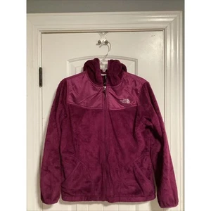 The North Face Girls Side Fuzzy Jacket Size XL (18) Hooded - Picture 1 of 3