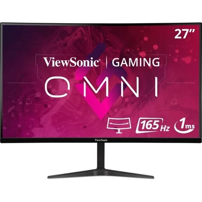 ViewSonic VX2718-PC-MHD 27 Inch Curved 1080p 1ms 200Hz Gaming Monitor with FreeS - Image 1 of 4
