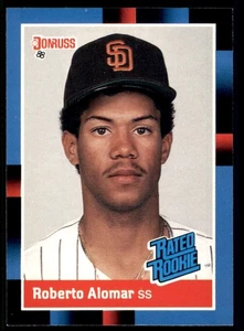 1988 Donruss #34 Roberto Alomar Rated Rookie - Picture 1 of 2