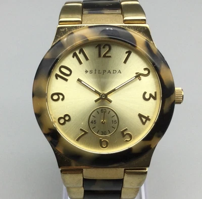 Reloj Tortuga Silpada Designs Timeless Mujer 41mm Tono Dorado Batería Nueva 6.75" Foto 1 de 4