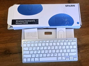 Sparin K8056 Battery Oprrated Wireless Keyboard No Mouse Open Box New  - Picture 1 of 4