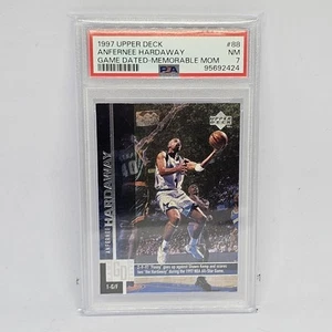 1997-98 Upperdeck Game Dated Anfernee Hardaway Memorable Mom Psa 7 - Picture 1 of 3