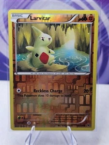 Larvitar 40/124 Pokémon XY 2016 Fates Collide Reverse Holo Unlimted LP - Picture 1 of 2