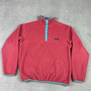 Vintage 90s Patagonia Synchilla Jacket Youth 13/14 Pink Snap-T Fleece Girls LESEN - Bild 1 von 14