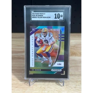 Panini Prizm Draft Picks 2020 Joe Burrow verde e giallo Prizm /249 SGC 10 - Foto 1 di 3