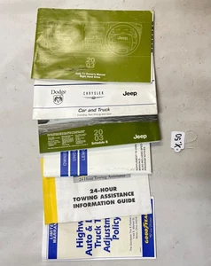 Libro de registro manual y mantenimiento para propietarios Jeep 03 Wrangler TJ VOLANTE A LA DERECHA - Imagen 1 de 5