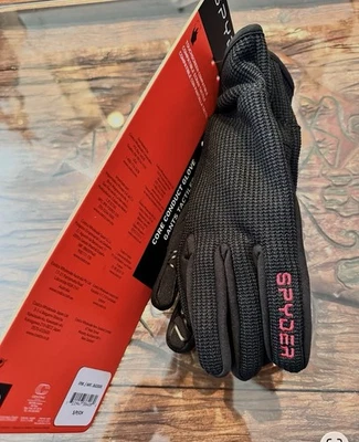 Guantes elásticos Spyder unisex Core Conduct compatibles con pantalla táctil pequeños negros Foto 1 de 4