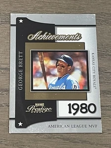 2004 Playoff Prestige Achievements George Brett #A-10 Kansas City Royals - Bild 1 von 5