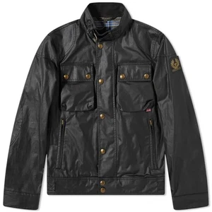 Belstaff Racemaster Waxed Jacket Black - 48 - Picture 1 of 5