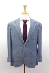 NWT$4100 Brunello Cucinelli Silk-Wool Blend Sport Coat W/LogoButtons52/42US A248 - Picture 1 of 10