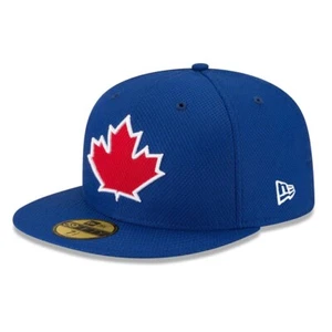 New Era Authentic 59Fifty Toronto Blue Jays Maple Leaf Logo Fitted Hat Sz 7 3/8 - Picture 1 of 4