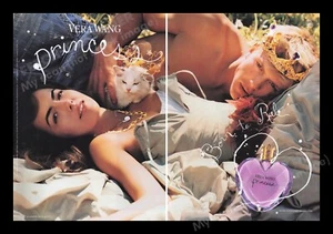 Vera Wang Perfume 2000s Print Advertisement Ad (2 pages) 2008 Princess Cat - Picture 1 of 1