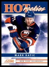 2011-12 Score Hot Rookies Mark Katic RC #519
